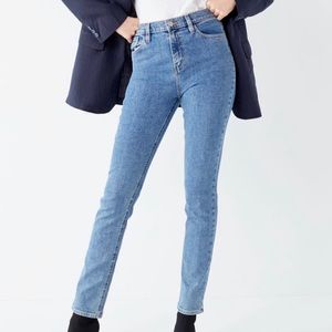 BDG Girlfriend High-rise long line jeans